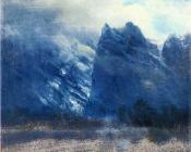 阿尔伯特 比尔施塔特 : Yosemite Valley Twin Peaks